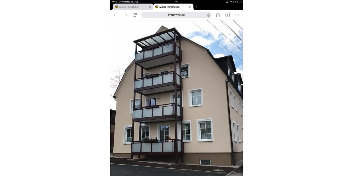 Dachgeschoßwohnung Brand-Erbisdorf Erbisdorf - 2 Zimmer, 70 m&sup2;, 513&euro; | Angebot:25947974