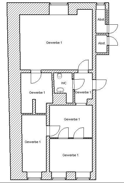 Büro, Praxisräume in der Freiberger Altstadt zimmer