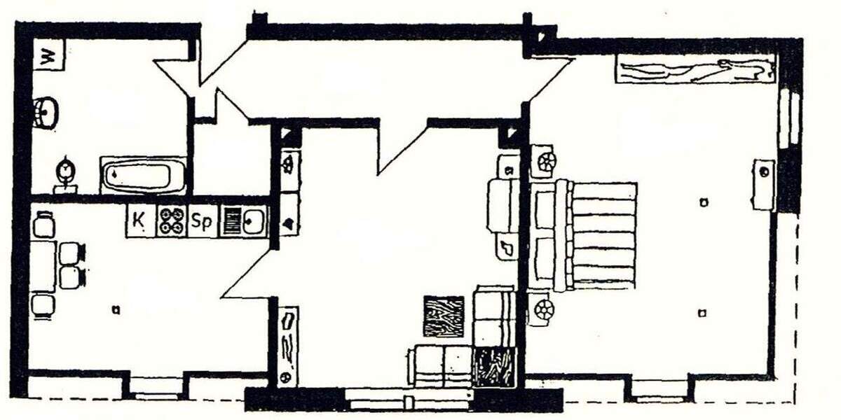 Etagenwohnung Frankenberg - 2 Zimmer, 81 m&sup2;, 65.900&euro; | Angebot:25689474