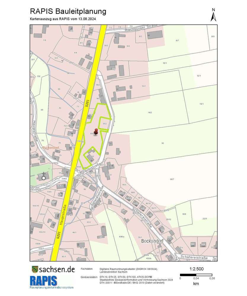 Grundstück zu verkaufen in Hainichen OT Bockendorf 149.000 € 5428 m²
