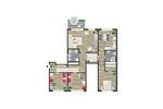 Etagenwohnung Chemnitz Helbersdorf - 4 Zimmer, 111 m&sup2;, 722&euro; | Angebot:26681288
