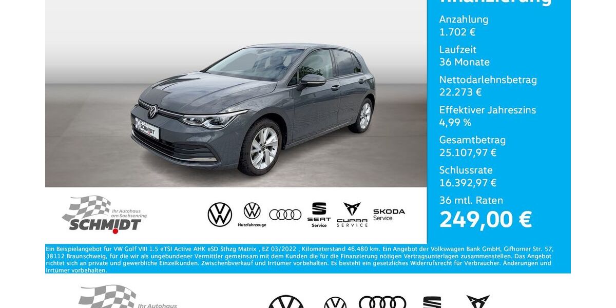 VW Golf 46.480 km 23.975 &euro; Bernsdorf 09337