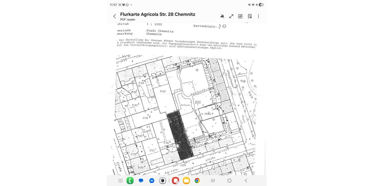 Etagenwohnung Chemnitz Kapellenberg - 2 Zimmer, 46 m&sup2;, 51.000&euro; | Angebot:26941962