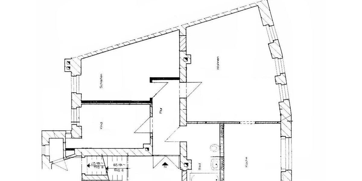Erdgeschoßwohnung Chemnitz Hilbersdorf - 3 Zimmer, 78 m&sup2;, 390&euro; | Angebot:26063214