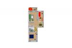 Erdgeschoßwohnung Chemnitz Markersdorf - 3 Zimmer, 56 m&sup2;, 365&euro; | Angebot:26421417