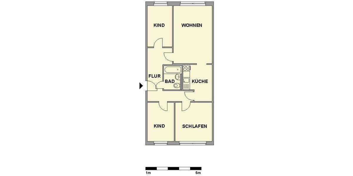 4-Raum-Wohnung nahe Crimmitschauer Wald 4 zimmer