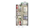Etagenwohnung Chemnitz Markersdorf - 4 Zimmer, 68 m&sup2;, 359&euro; | Angebot:26681809