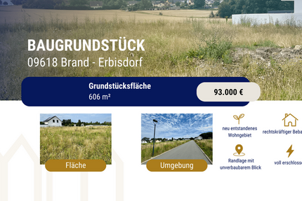 Grundstück Brand-Erbisdorf Erbisdorf - 93.000&euro; | Angebot:27250518