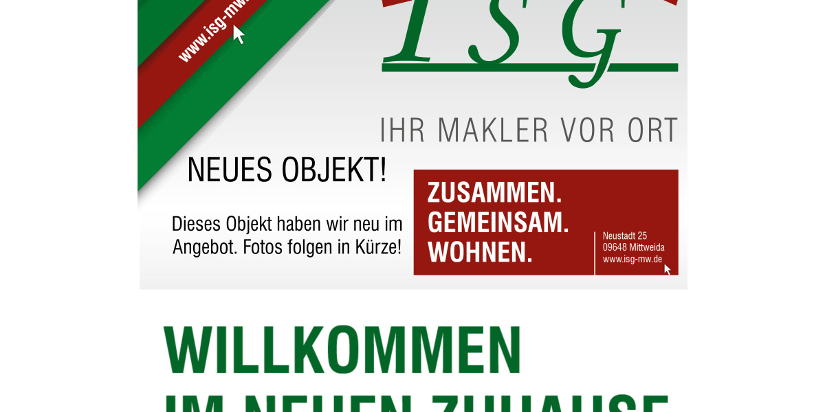 Etagenwohnung Mittweida - 2 Zimmer, 39 m&sup2;, 55.555&euro; | Angebot:25729254