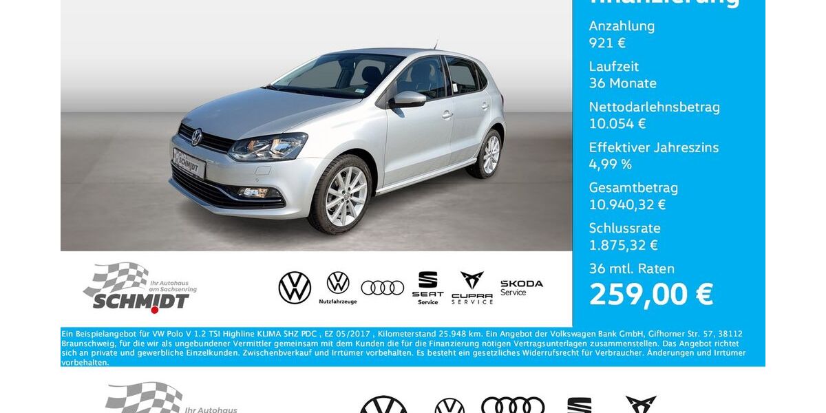 VW Polo 25.948 km 10.975 &euro; Bernsdorf 09337