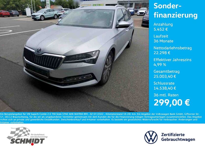 Skoda Superb 59.281 km 27.750 € Bernsdorf 09337