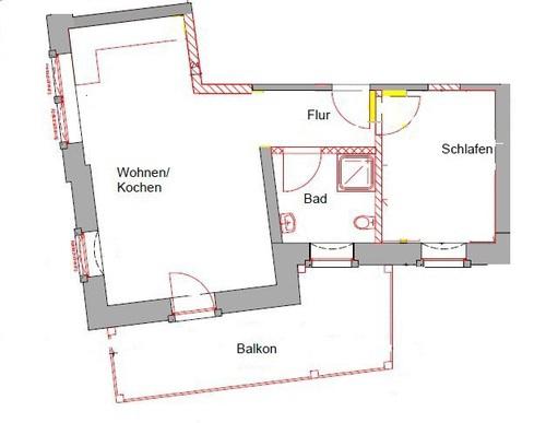 Erdgeschoßwohnung Flöha - 2 Zimmer, 63 m&sup2;, 723&euro; | Angebot:14566705