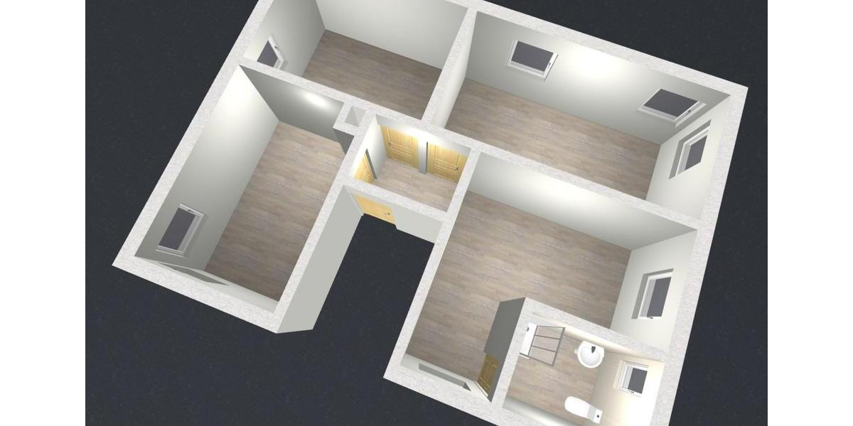 Frisch sanierte gemütliche 3-Raum Wohnung Haus Immobilie 3 zimmer