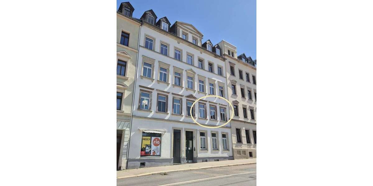 Etagenwohnung Chemnitz Sonnenberg - 2 Zimmer, 54 m&sup2;, 36.500&euro; | Angebot:27301083