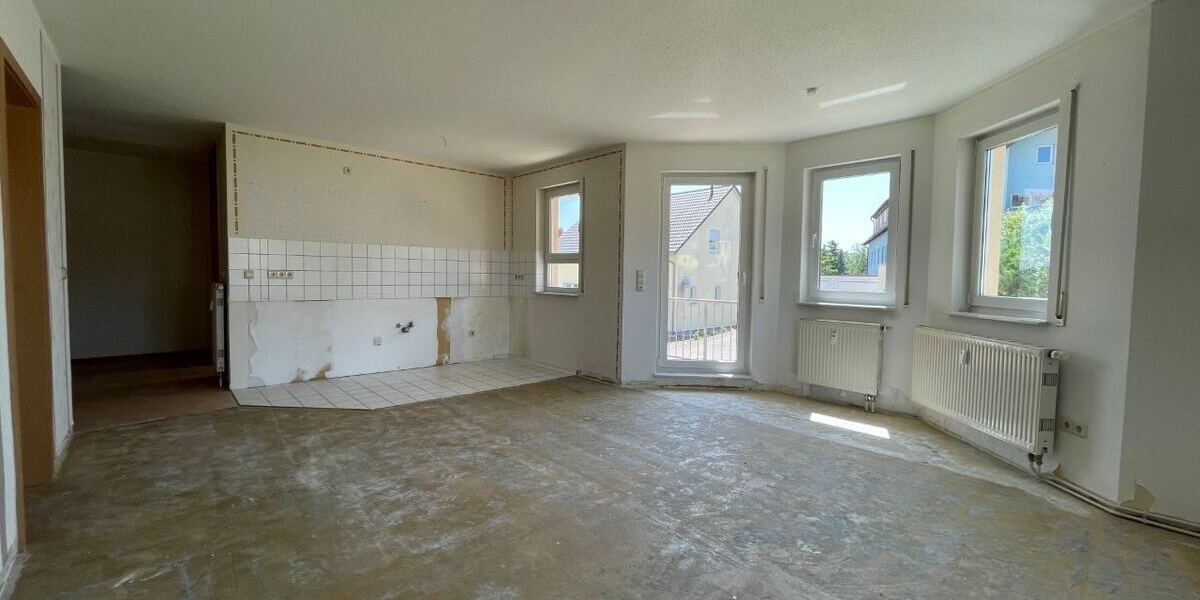 Für Eigennutzer - ruhige Traum-Wohnung mit großem Balkon zur individuellen Gestaltung! - Etagenwohnung Thermalbad Wiesenbad Schönfeld | Angebot:25918346