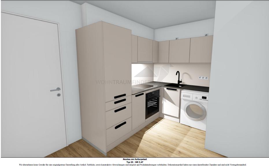 Erdgeschoßwohnung Chemnitz Rabenstein - 2 Zimmer, 46 m&sup2;, 664&euro; | Angebot:23038367