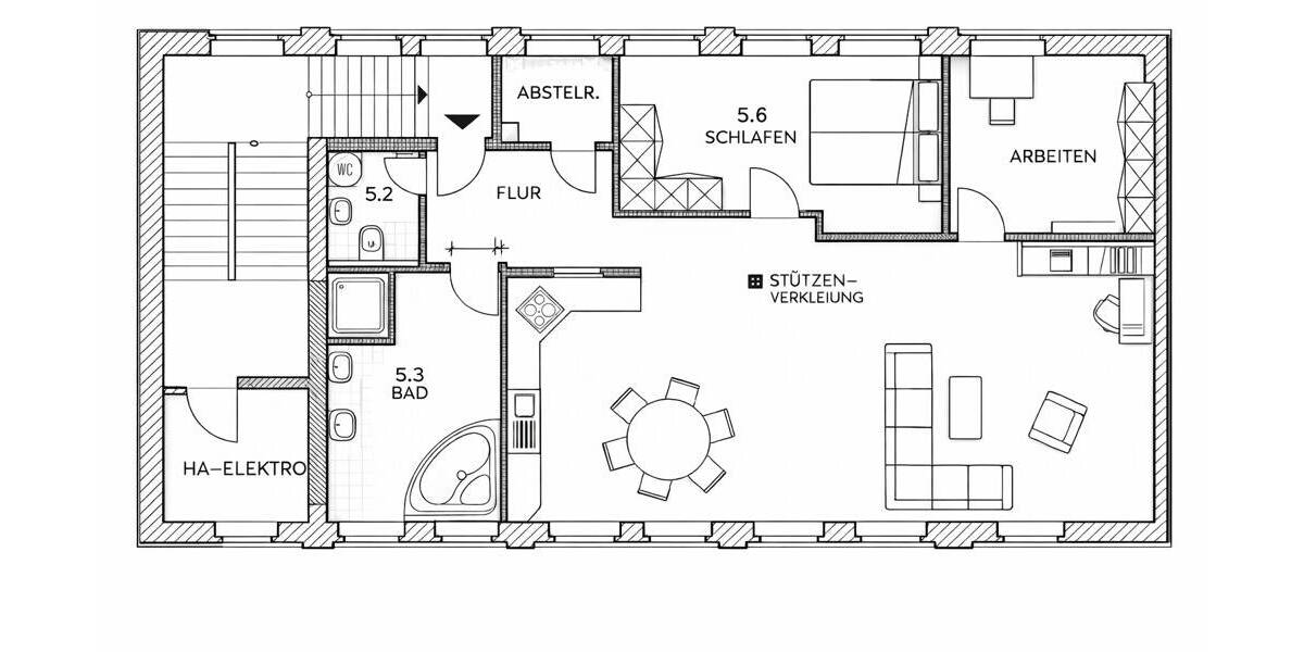 Etagenwohnung Erlau - 3 Zimmer, 107 m&sup2;, 149.000&euro; | Angebot:26643046
