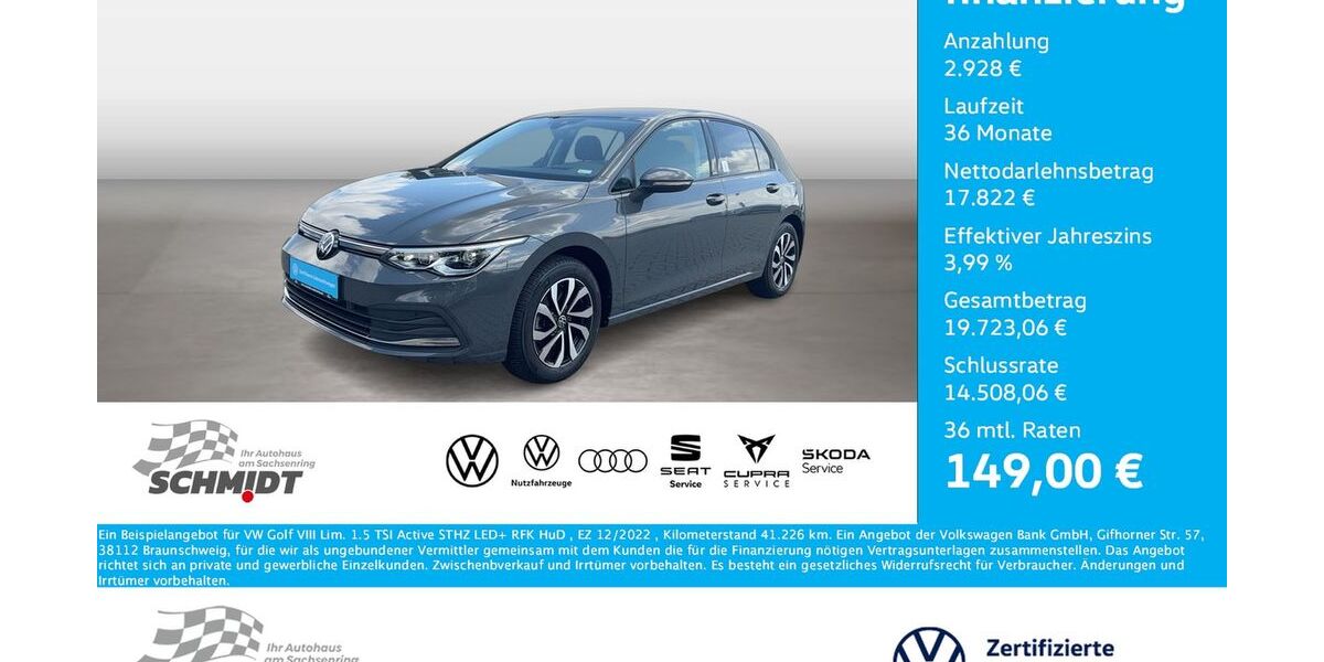 VW Golf 41.226 km 19.975 &euro; Bernsdorf 09337