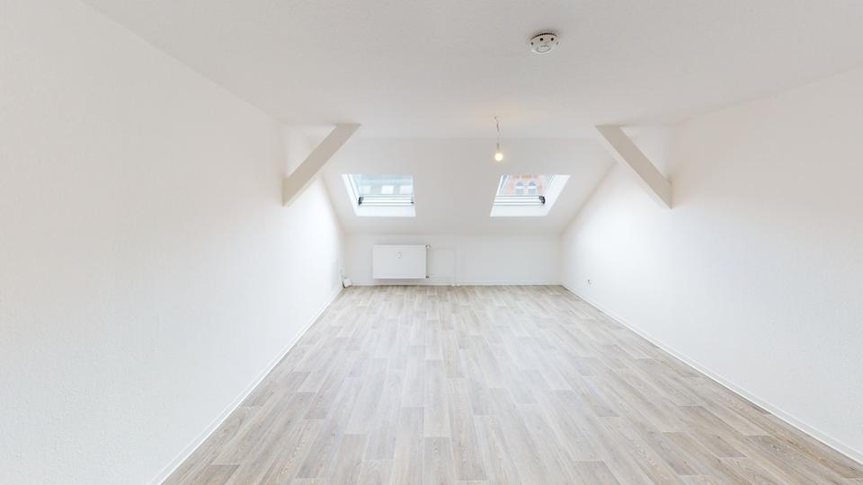 Dachgeschoßwohnung Chemnitz Hilbersdorf - 2 Zimmer, 75 m&sup2;, 413&euro; | Angebot:26681285