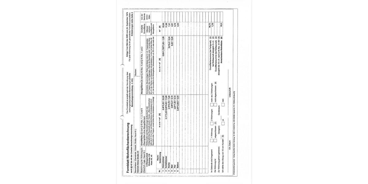 Etagenwohnung Mittweida - 2 Zimmer, 55 m&sup2;, 67.500&euro; | Angebot:26090922
