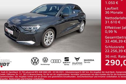 Audi A3 9.387 km 31.750 &euro; Bernsdorf 09337