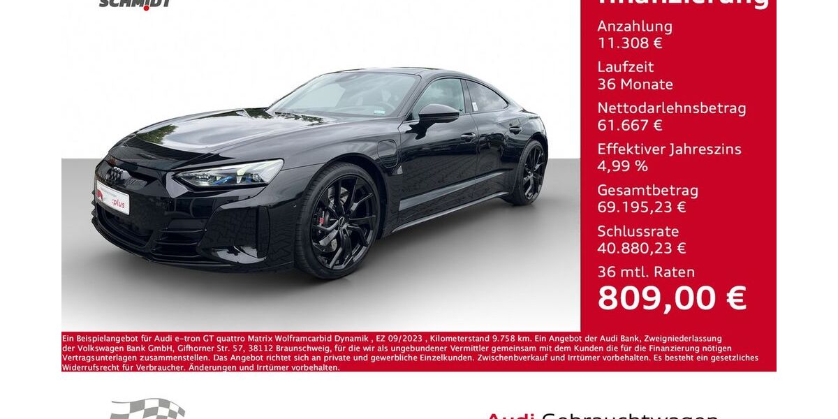 Audi e-tron GT 9.758 km 69.975 € Bernsdorf 09337