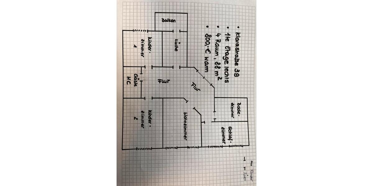 4 Raum Wohnung 88 m2 Hilbersdorf 4 zimmer