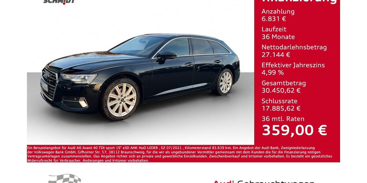 Audi A6 83.639 km 33.975 &euro; Bernsdorf 09337