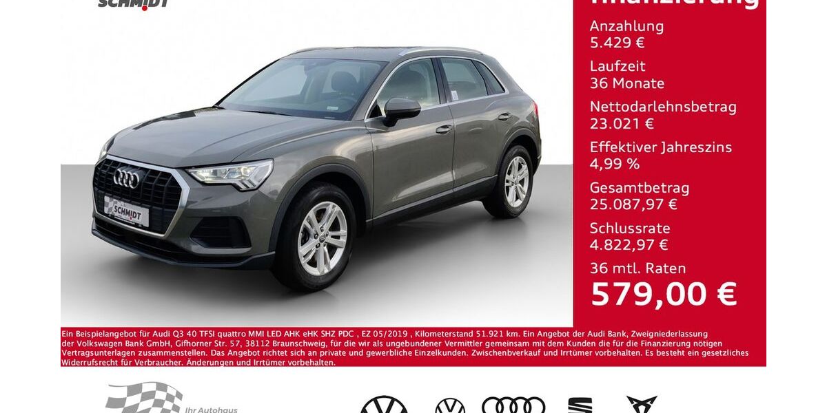 Audi Q3 51.921 km 26.975 &euro; Bernsdorf 09337