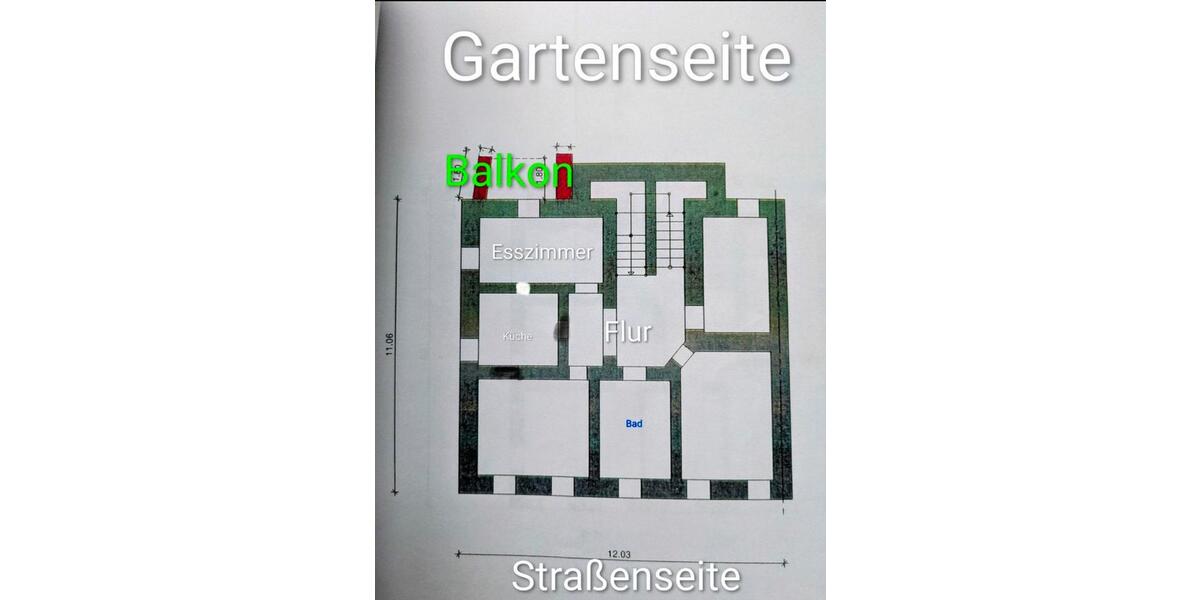 Erdgeschoßwohnung Chemnitz Altchemnitz - 3.5 Zimmer, 94 m&sup2;, 720&euro; | Angebot:26235570