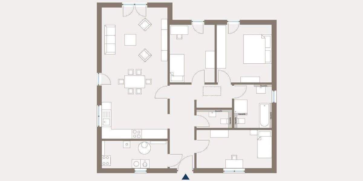 Bungalow Limbach-Oberfrohna Oberfrohna - 4 Zimmer, 116 m&sup2;, 258.009&euro; | Angebot:25941898