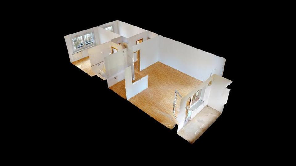 3-Raum-Wohnung mit offenen Wohn-Essbereich 3 zimmer