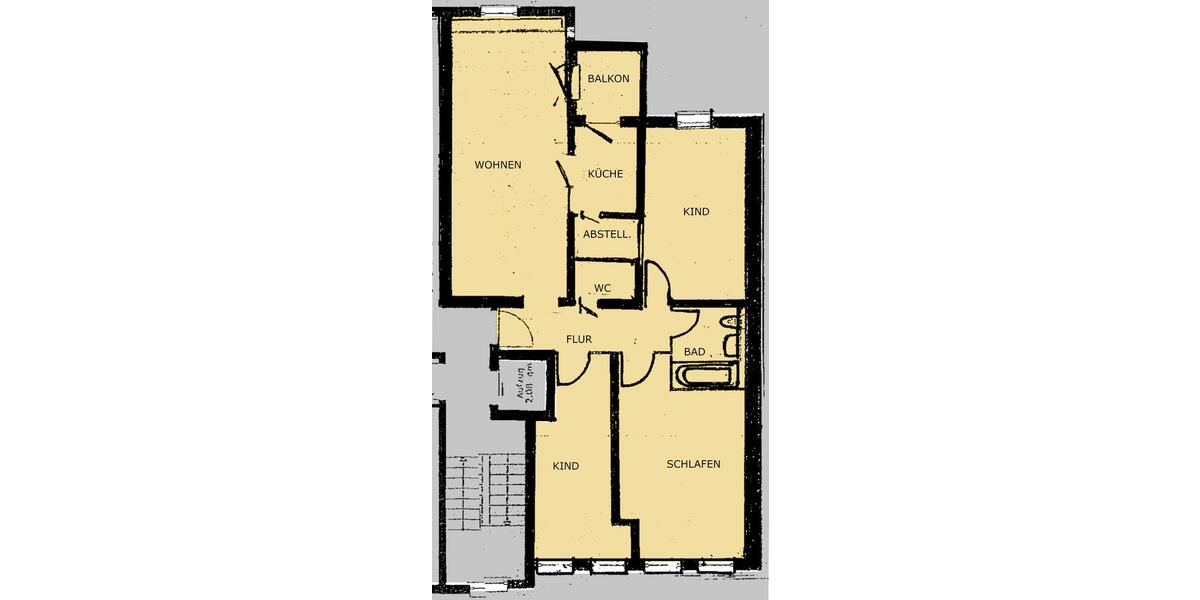 Etagenwohnung Chemnitz Altendorf - 4 Zimmer, 92 m&sup2;, 475&euro; | Angebot:23783976