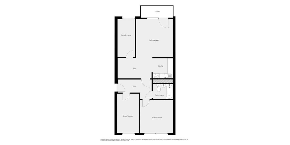 Etagenwohnung Chemnitz Markersdorf - 4 Zimmer, 69 m&sup2;, 317&euro; | Angebot:26088919