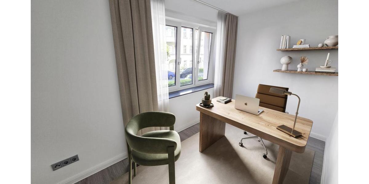 „Klein, fein & stilvoll – 3 Zimmer mit Balkon und Einbauküche auf dem beliebten Kaßberg“ - Erdgeschoßwohnung Chemnitz Kaßberg | Angebot:26631133