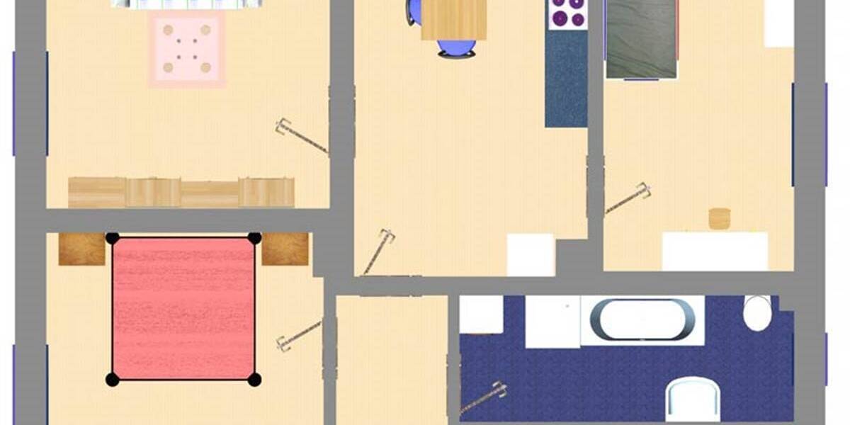 Etagenwohnung Lugau - 3 Zimmer, 62 m&sup2;, 434&euro; | Angebot:26796463