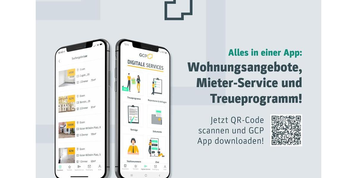 Etagenwohnung Chemnitz Kapellenberg - 2 Zimmer, 75 m&sup2;, 415&euro; | Angebot:26040153
