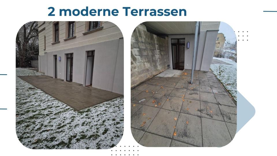 Terrassenwohnung Chemnitz Wittgensdorf - 3 Zimmer, 83 m&sup2;, 913&euro; | Angebot:24658677