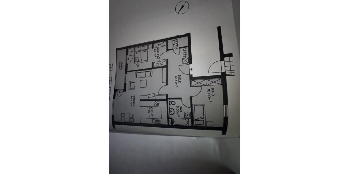 Etagenwohnung Limbach-Oberfrohna Oberfrohna - 3 Zimmer, 80 m&sup2;, 94.000&euro; | Angebot:26402719