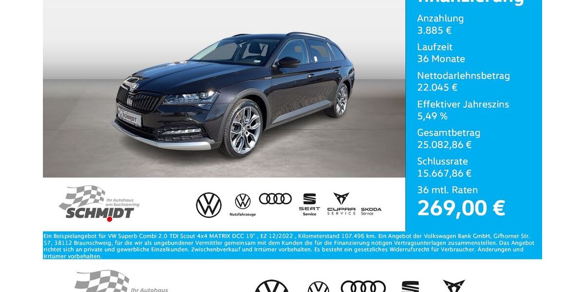 Skoda Superb 107.496 km 24.975 &euro; Bernsdorf 09337