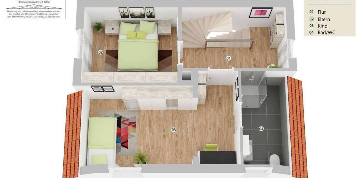 Reihenendhaus Waldheim Heiligenborn - 5 Zimmer, 87 m&sup2;, 90.000&euro; | Angebot:25768267