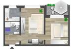 Etagenwohnung Chemnitz Gablenz - 2 Zimmer, 44 m&sup2;, 270&euro; | Angebot:26826522