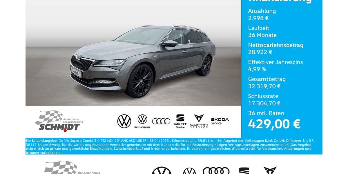 Skoda Superb 69.611 km 31.920 &euro; Bernsdorf 09337
