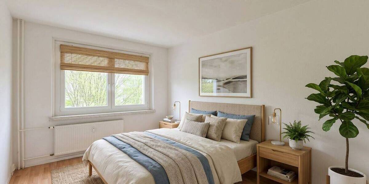 Etagenwohnung Chemnitz Hutholz - 3 Zimmer, 54 m&sup2;, 335&euro; | Angebot:26345713