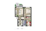 Etagenwohnung Chemnitz Helbersdorf - 3 Zimmer, 61 m&sup2;, 389&euro; | Angebot:26682215