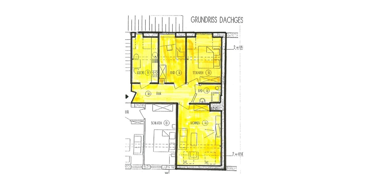 2 MONATE KALTMIETFREI! - gemütliche 3-Zimmer-Dachgeschoßwohnung-nahe Sachsenallee - Dachgeschoßwohnung Chemnitz Sonnenberg | Angebot:17845408