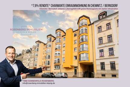 Wohnung Chemnitz Bernsdorf - 1 Zimmer, 44 m&sup2;, 39.900&euro; | Angebot:25051186