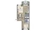 Etagenwohnung Chemnitz Kappel - 2 Zimmer, 51 m&sup2;, 360&euro; | Angebot:26686349