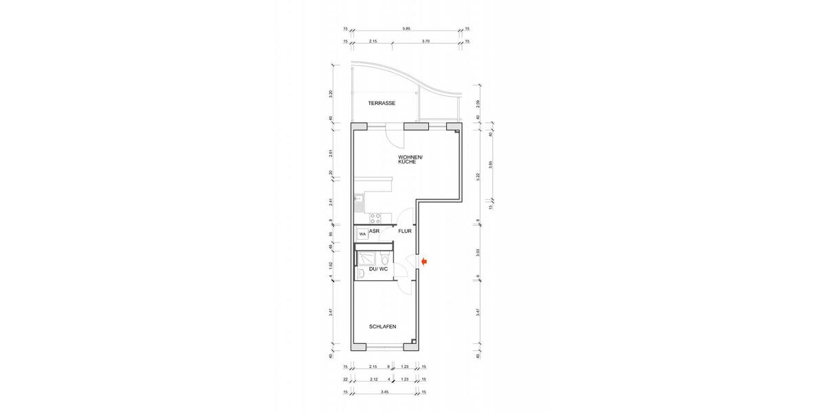 Erdgeschoßwohnung Chemnitz Klaffenbach - 2 Zimmer, 55 m&sup2;, 413&euro; | Angebot:22557989