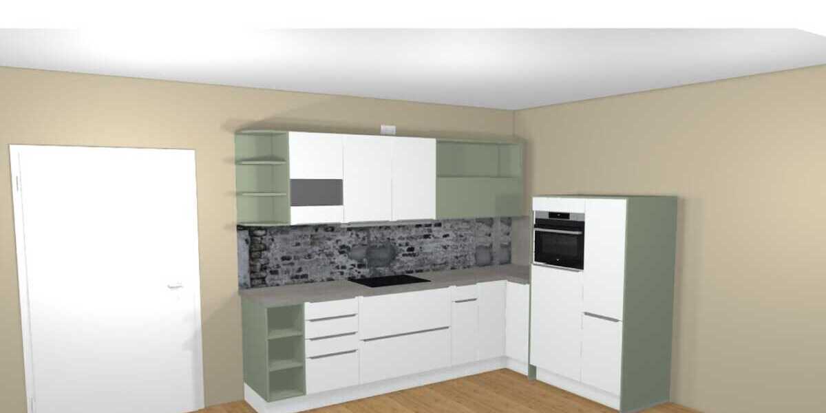 3-Raum Wohnung mit Balkon und neuer Einbauküche -WG geeignet 3 zimmer